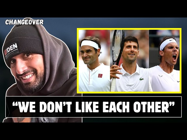 Kyrgios talks His Relationships with Nadal, Federer & Djokovic