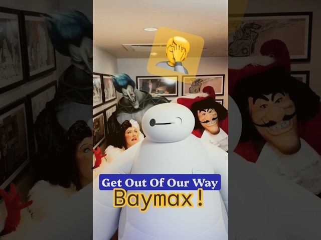 Oh, Baymax 🤦 #HollywoodStudios #DisneyVillains