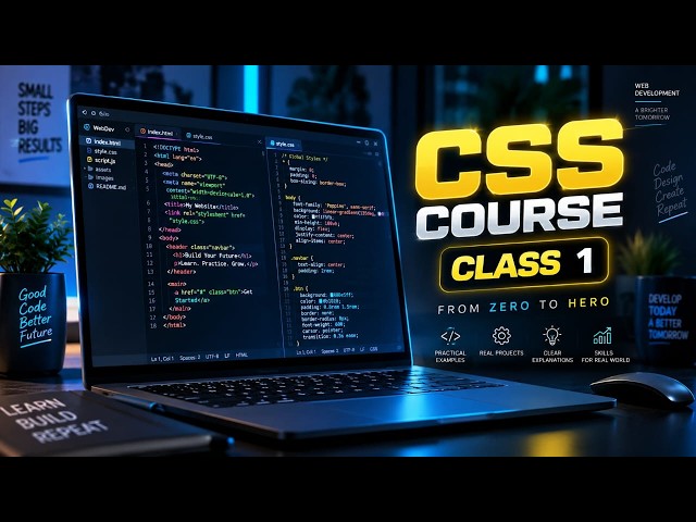What is CSS & Why You Need It? 🚀 | Complete CSS Course for Beginners (Class