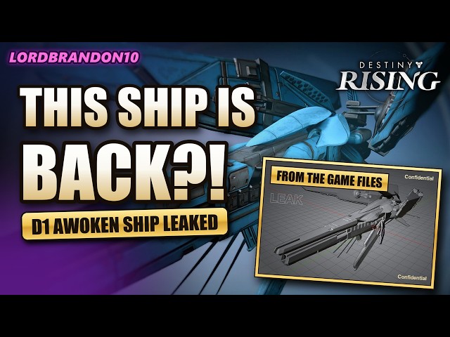 Destiny Rising Is Bringing Back THIS Destiny 1 Ship?! (+ Estela Buff Leaked?)