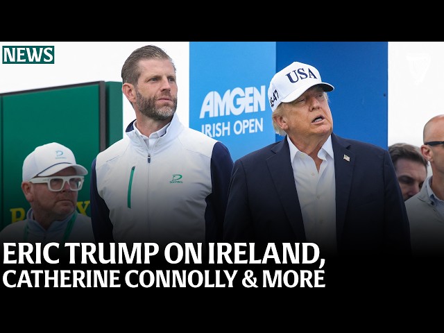 Niamh Horan interviews Eric Trump at Doonbeg