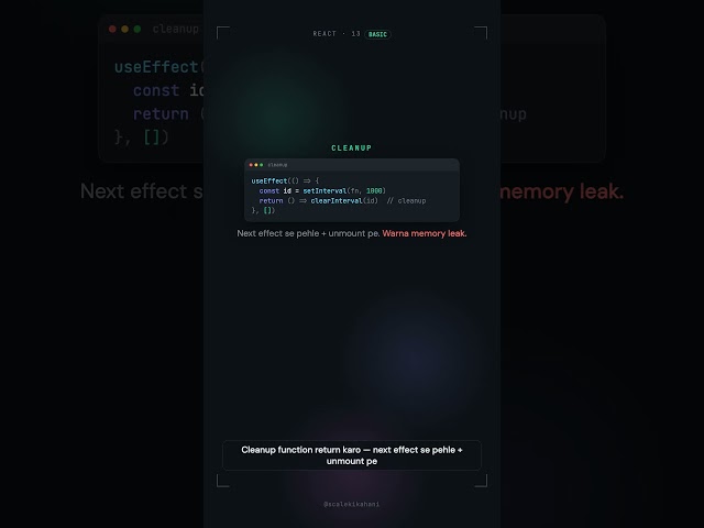 The most MISUSED React hook (useEffect, explained right) #shortsviral  #code #frontenddeveloper