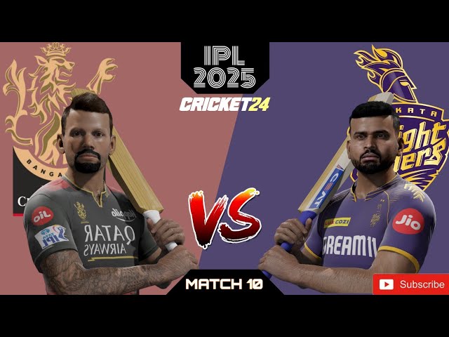 IPL 2025 - M10 -RCB vs KKR - Highlights & Best Moments in the match