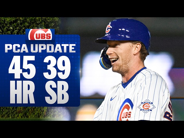 Pete Crow-Armstrong is now ONLY 1 STEAL AWAY from a HISTORIC 40/40 SEASON! 😱 | MLB Highlights