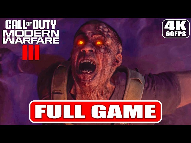 Call of Duty: Modern Warfare 3 Zombies (2025) Full Walkthrough 4K Gameplay All Story Missions