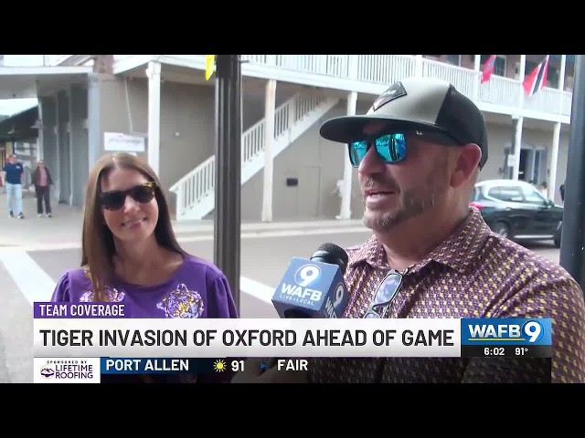 Tiger Invasion of Oxford underway ahead of LSU-Ole Miss game