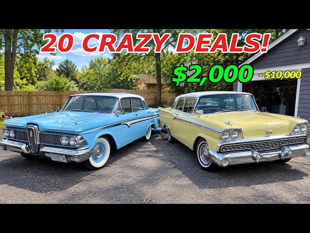 Crazy Deals Today! 20 Shockingly Cheap Classic Cars $2K–$10K