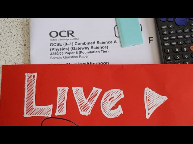 🔴 GCSE Physics Paper 1 This Week! Exam Questions