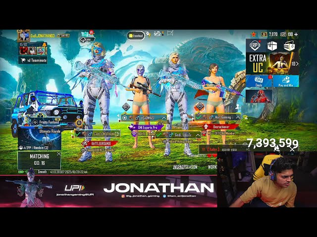 🔥 JONATHAN DESTROYS THE ULTIMATE ROYALE LOBBY! 💀 INSANE GAMEPLAY 😈#jonathangaming 