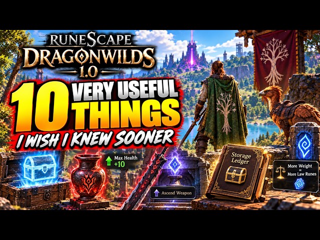 10 VERY Useful Things I Wish I Knew Sooner in RuneScape Dragonwilds 1.0