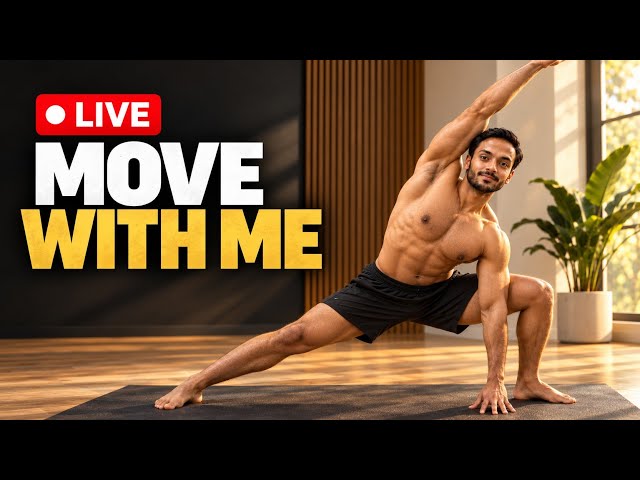 🔴 LIVE | Evening Full Body Workout + Stretch ☀️ Train With Me 💪