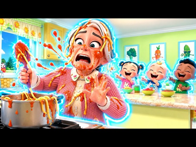 Grandma's Pasta Splashed on Her Face | Pasta Song Intro Effects | Gamavision Csupo Style Remix