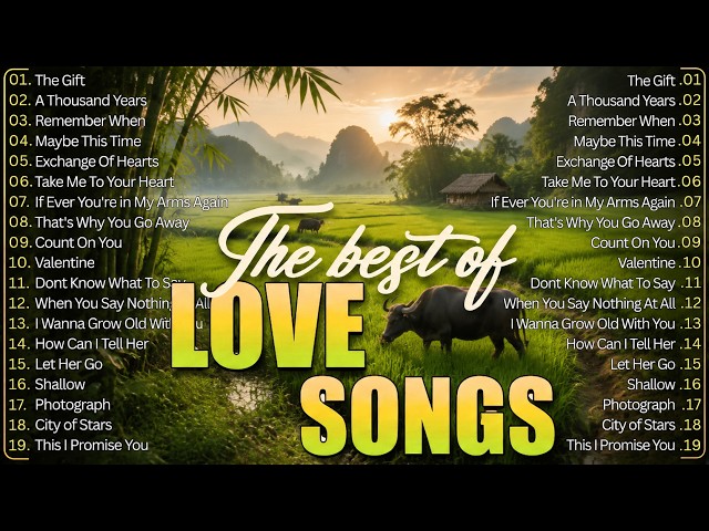 Greatest 80s 90s Love Songs Throwback 💖 Lyrics Romantic Old Love Songs Playlist 💕