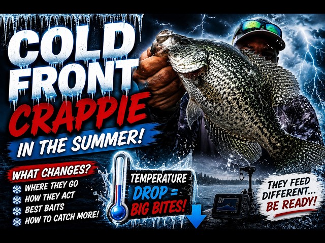 How to Catch Crappie After a Summer Cold Front