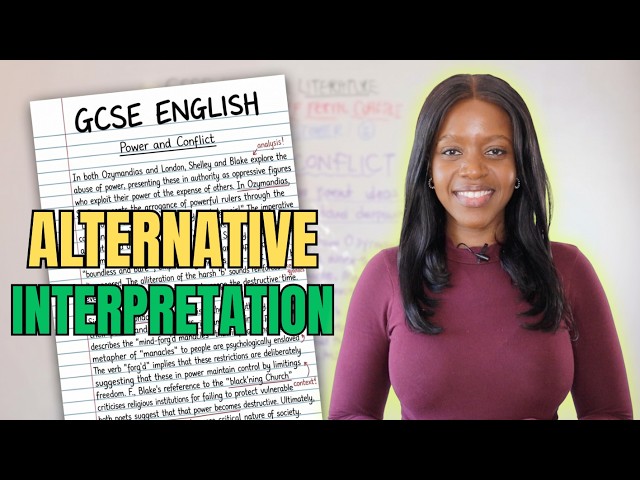 Power and Conflict Poetry: Use This Analysis To Make Your Essay Sound GENIUS (GCSE English Mocks)