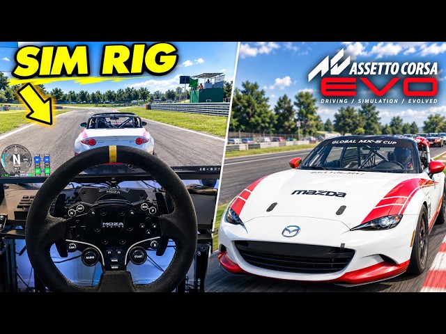 Building a Sim Rig To Play Assetto Corsa Evo !!