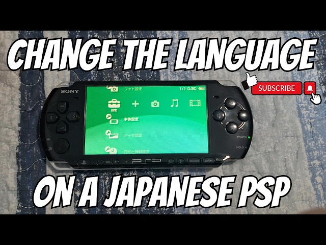 PSP how to Change Language