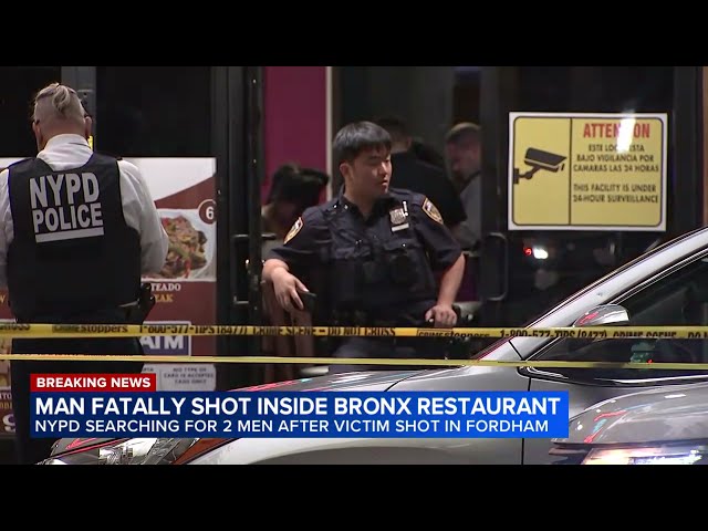 Bronx man shot to death in basement of Fordham restaurant