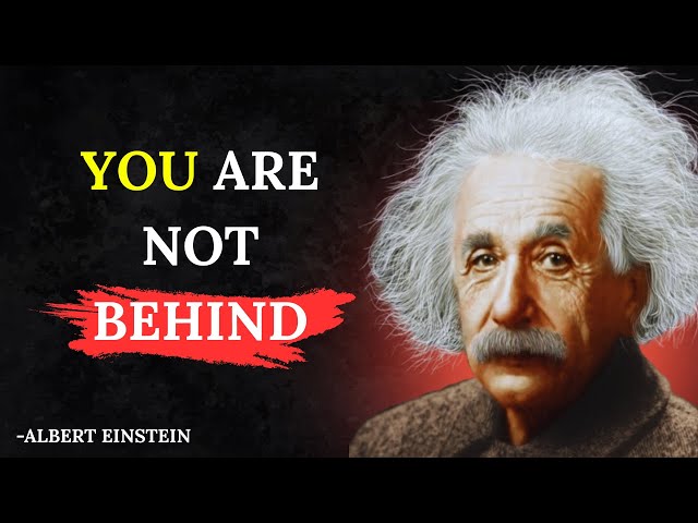 If You Feel Behind in Life – Watch This  I Albert Einstein Wisdom