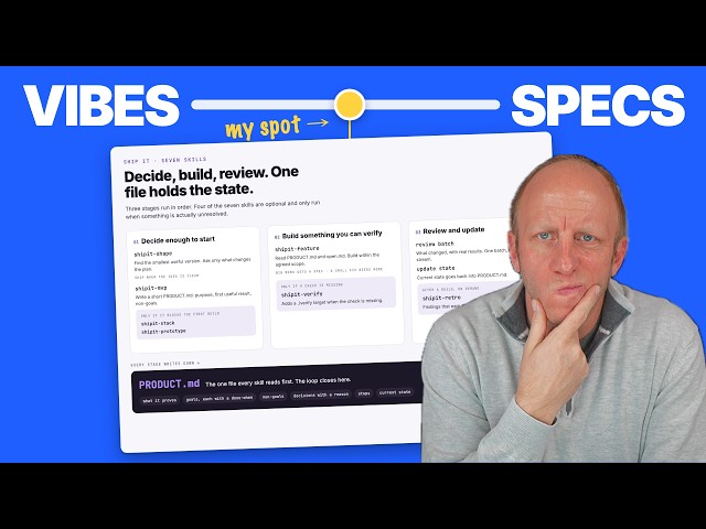 Spec-Driven Development for Solo Developers: The Plan I Use