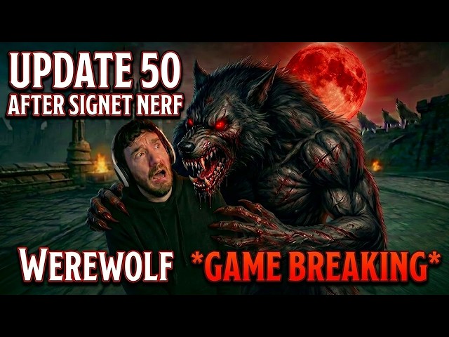 ESO PVP - NEW WEREWOLF BUILD DESTROYING PLAYERS |UPDATE 50