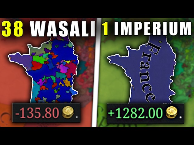 Zmieniłem 38 Wasali w 1 Francje przed 1380! - EU5 France Guide