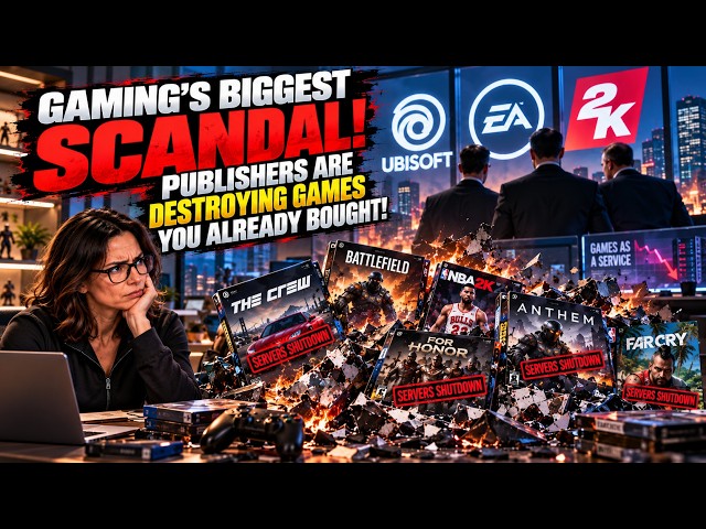 STOP KILLING GAMES! Ubisoft, EA, and 2K Under Fire!