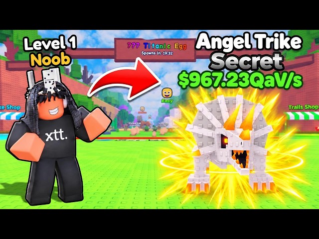 Starting Over as NOOB with OP SECRET in Break and Steal an Egg! (Roblox)