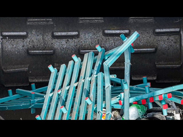 Satisfying Industrial Destruction: Crushing & Shredding From a Drone in 4K
