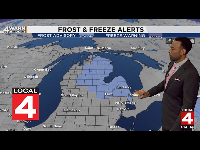 Metro Detroit weather forecast, Oct. 5, 2026  -- 4 p.m. Update