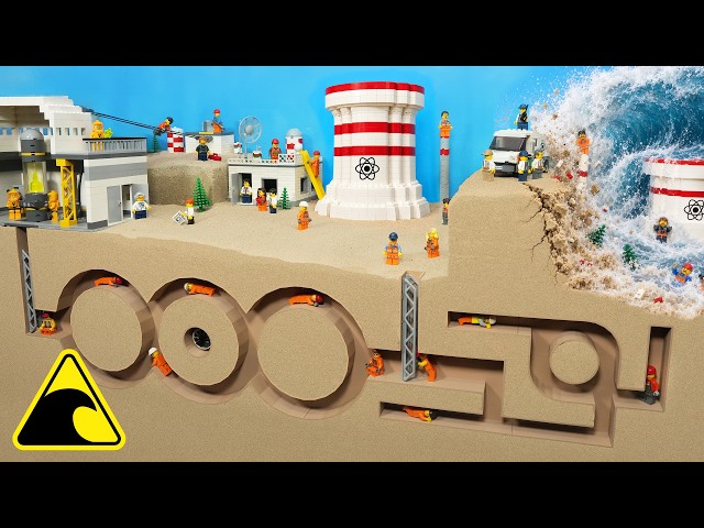 Tsunami Hits Nuclear Power Plant – Dam Breach Experiment