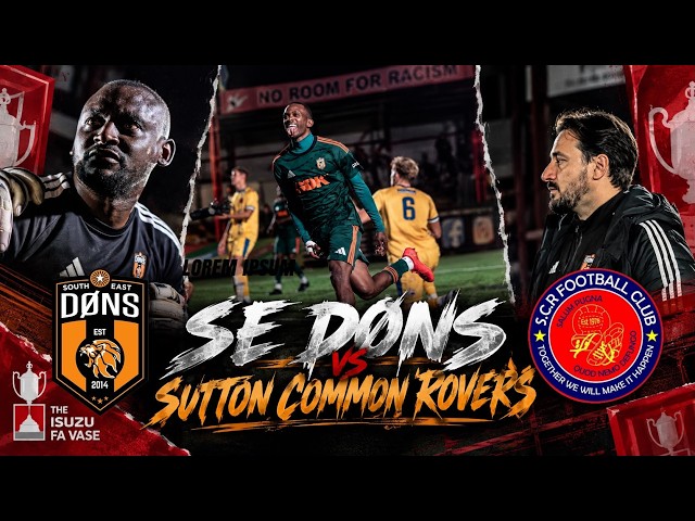 ONE ROAD TO WEMBLEY! 🏆 | SE DØNS vs SCR | FA VASE ROUND 1