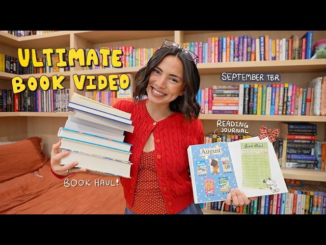 ULTIMATE BOOK VIDEO: big book haul, September tbr, 5 star reads, & reading journal