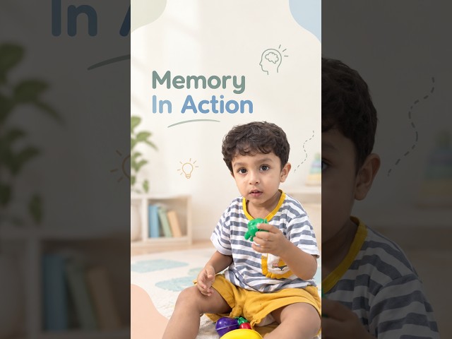 Baby Memory in Action! 🧠 | Early Brain Development & Learning #shorts