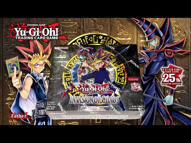 Yu-Gi-Oh! Invasion of Chaos 25th Quarter Century Booster Box Unboxing