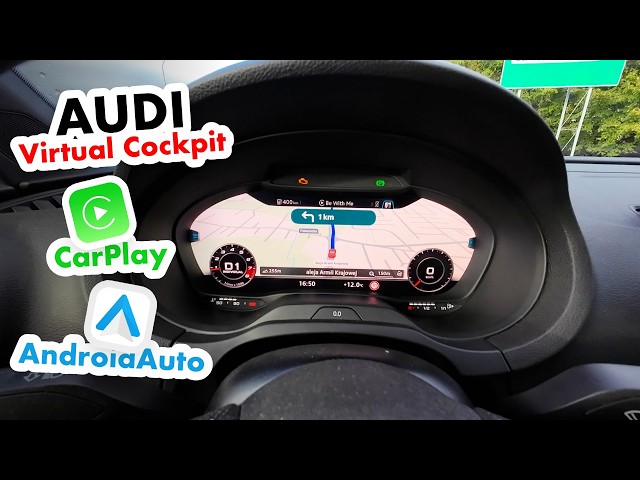 CarPlay & AndroidAuto on Audi Virtual Cockpit IS REAL