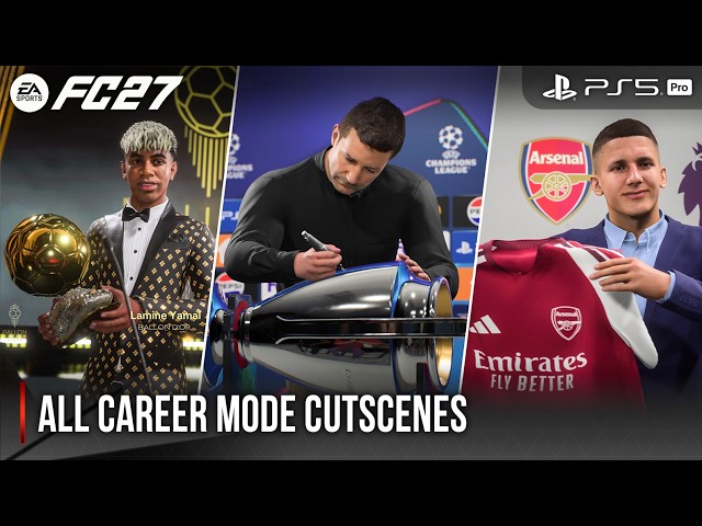 EA Sports FC 27 | All Career Mode Cutscenes