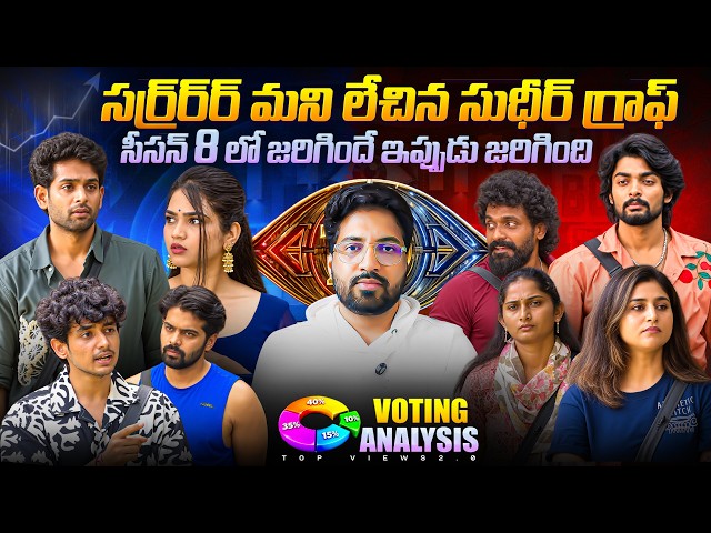 🚨 Sudheer Graph Raising | Bigg Boss Telugu 10 Voting Results Day 16 By Anand's Top Views2.0