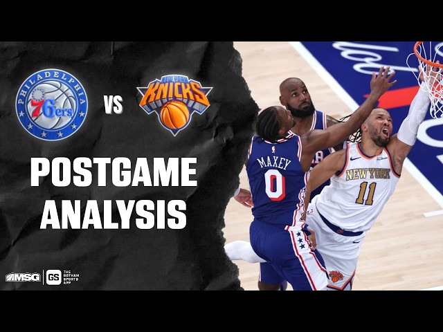 76ers Defeat Knicks On Championship Banner Night | New York Knicks