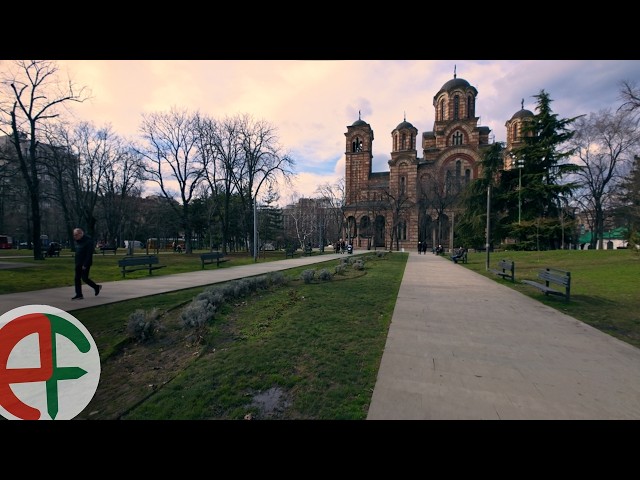 Serbia Afternoon Walk [4K] Belgrade City Walking Tour