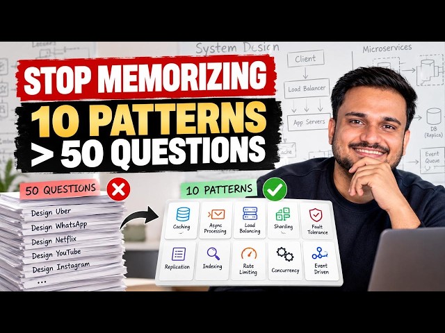 Stop Memorizing System Design Problems — Learn These 10 Patterns
