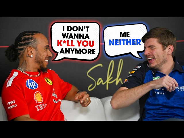 Max Verstappen and Lewis Hamilton Being the Most Iconic Frenemies for 9 Minutes