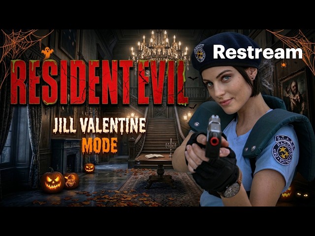 🔴 LIVE Resident Evil 1 (1996) | Halloween Bareng Mbak Jill 🎃💀