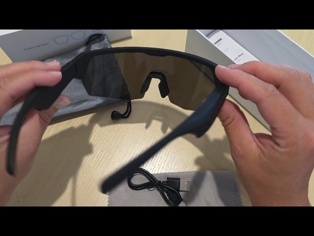 Sunglasses with hands-free audio tech