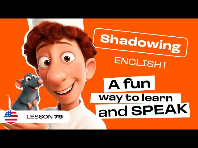 Shadowing English | RATATOUILLE: Improve Your English Naturally with Movie Dialogue (lesson #79)