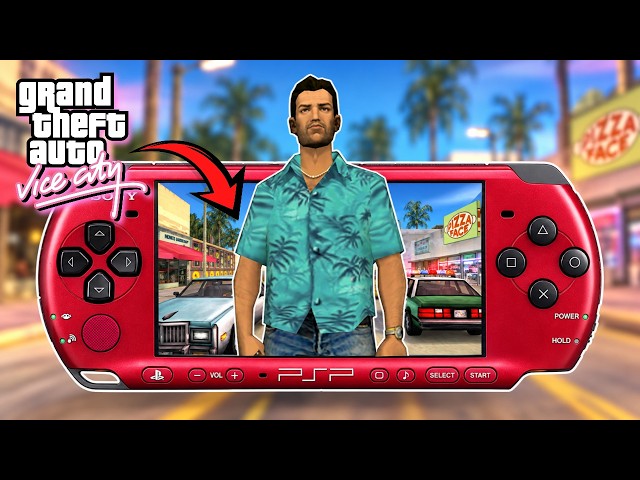 GTA Vice City Port for the PSP 3000! First Mission Gameplay