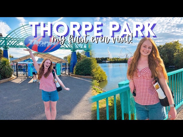 THORPE PARK VLOG 🇬🇧🎢 Is it really the best theme park in the UK? My First Ever Visit! 😱