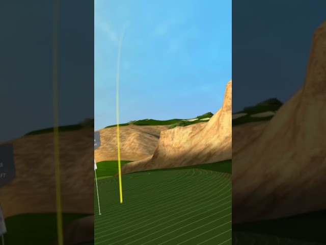 flop shot rolls into the hole
