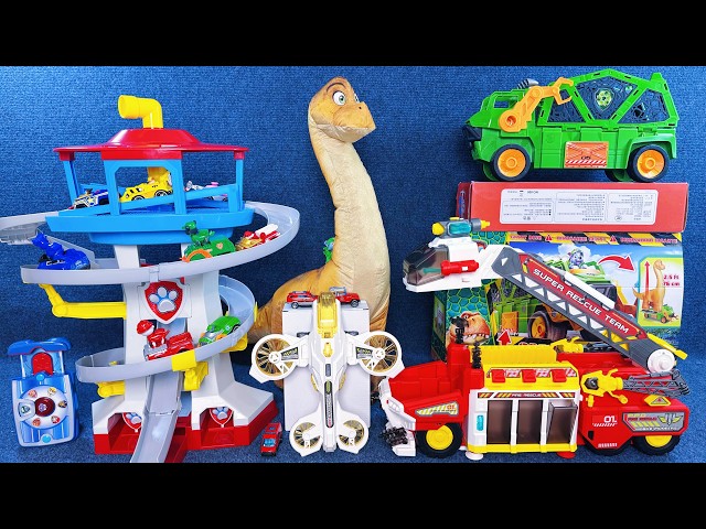 15 Minutes Satisfying with Unboxing Paw Patrol Dino Movie New Toys Collection ASMR  Toy Review