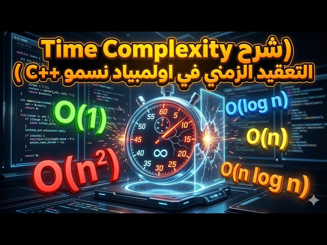 كورس أولمبياد المعلوماتية المرحلة 2 : الدرس (3) - شرح التعقيد الزمني (Time Complexity) في C++